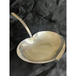 Vintage Heart Leaf Shape Dish Silver Plated by Hickman Pottstown PA Mid Century